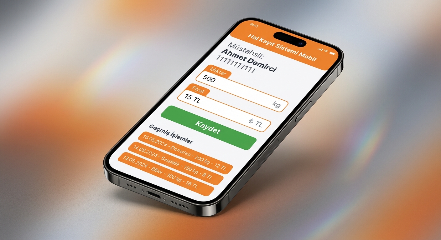 Hal Kayıt Sistemi iPhone